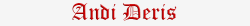 Andi Deris logo логотип Энди Дерис