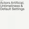 Untimeliness & Default settings